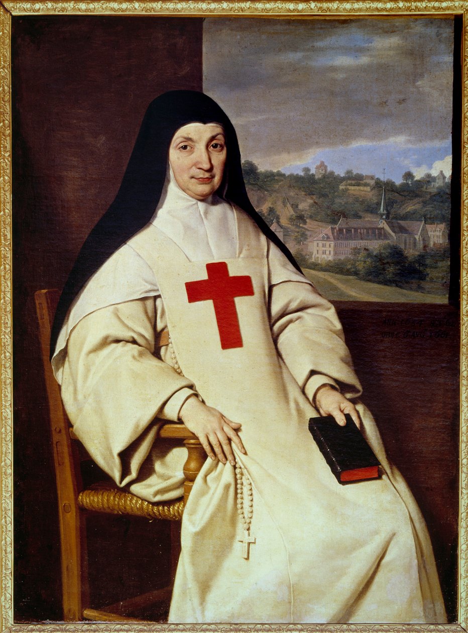 Retrato de Madre Angélica Arnauld de Philippe de Champaigne