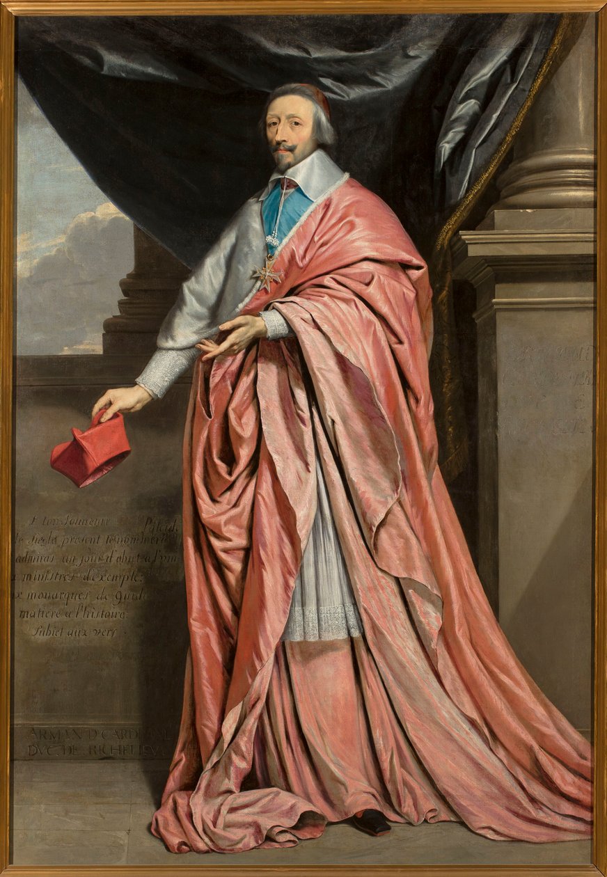 Retrato del cardenal Richelieu de Philippe de Champaigne