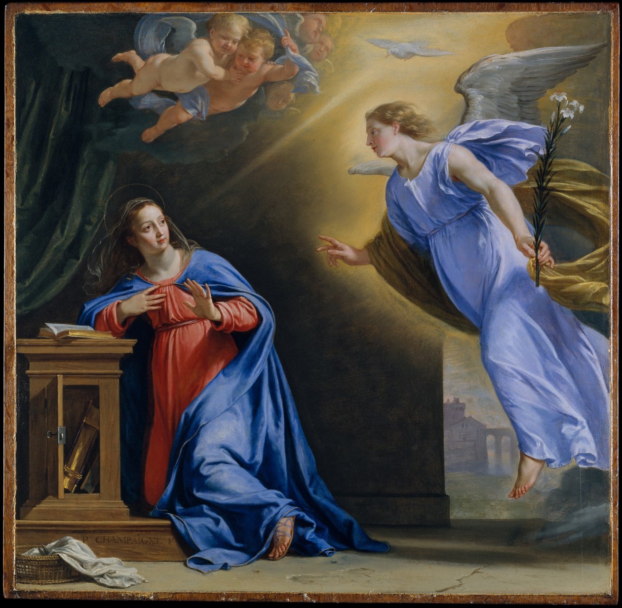 La Anunciación de Philippe de Champaigne
