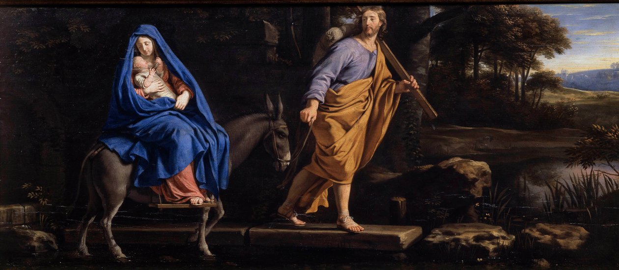 La huida a Egipto de Philippe de Champaigne
