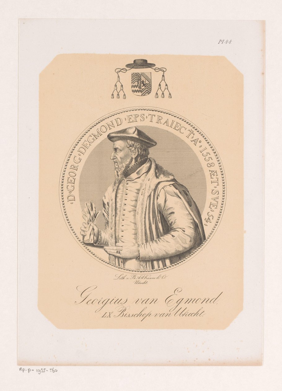 Retrato de George van Egmont de Philippus Anthonius Alexander Kanne (attributed to)