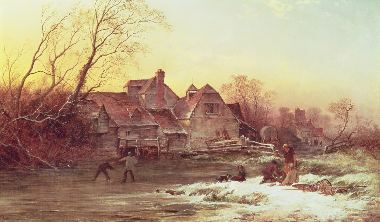 Escena de Invierno de Philips Wouwerman