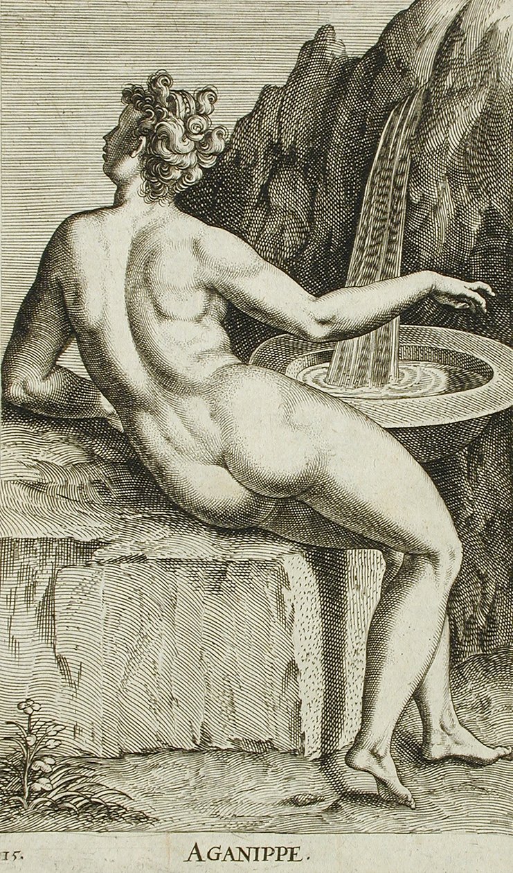 Aganippe de Philips Galle