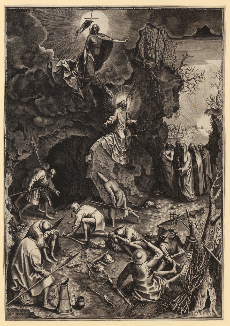 Resurrección de Cristo de Philips Galle
