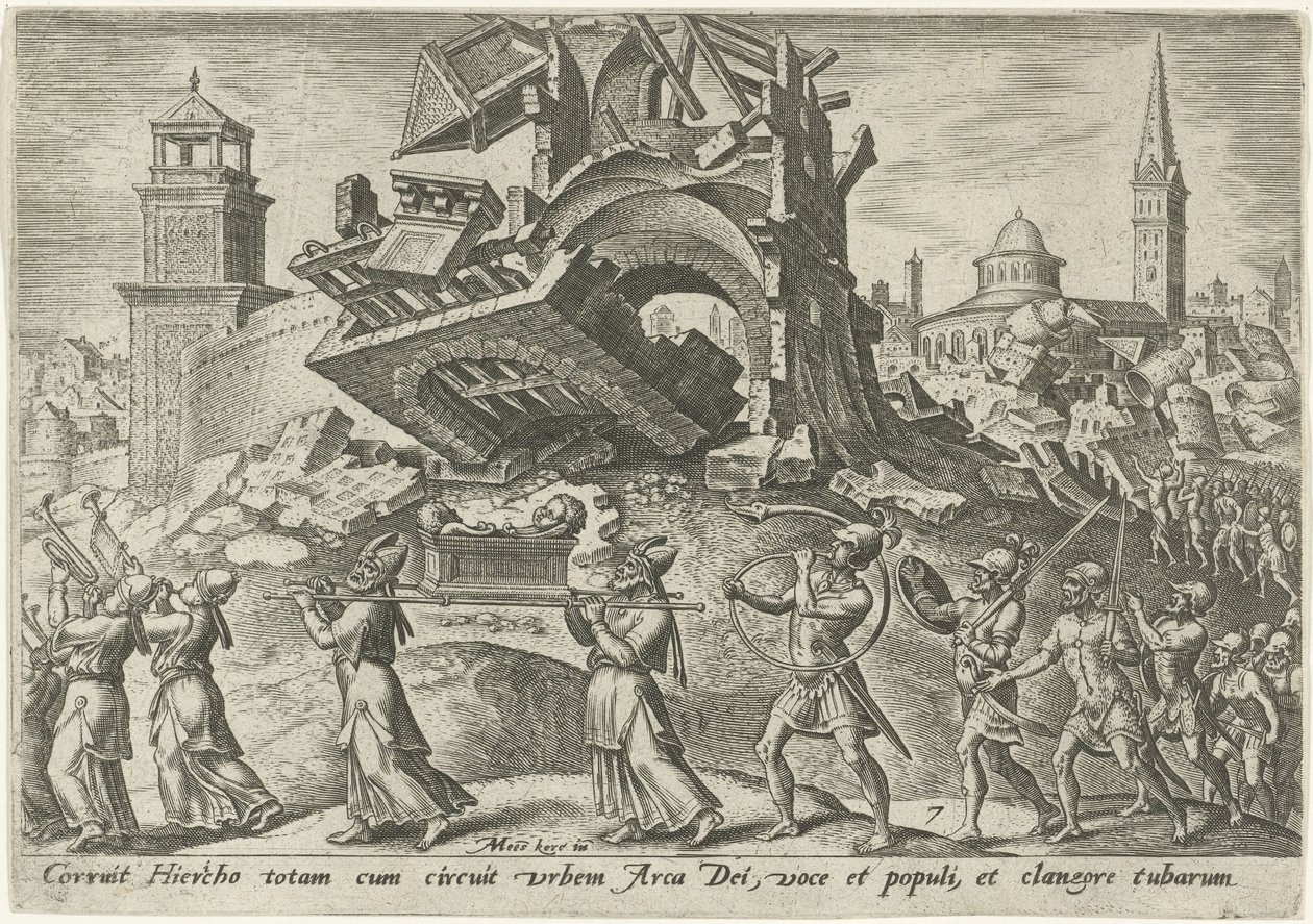 La desolación de Jericó Los días de la perdición del pueblo judío (título de la serie) de Philips Galle