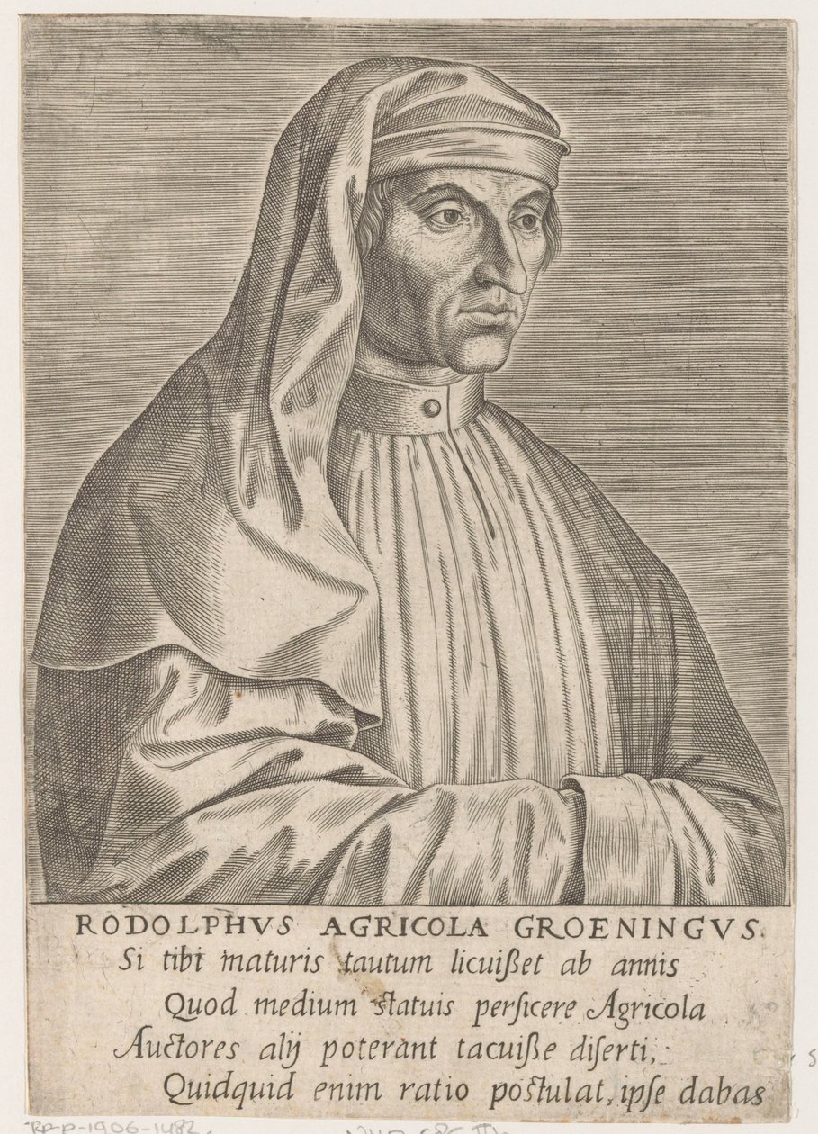 Retrato de Rudolf Agrícola de Philips Galle