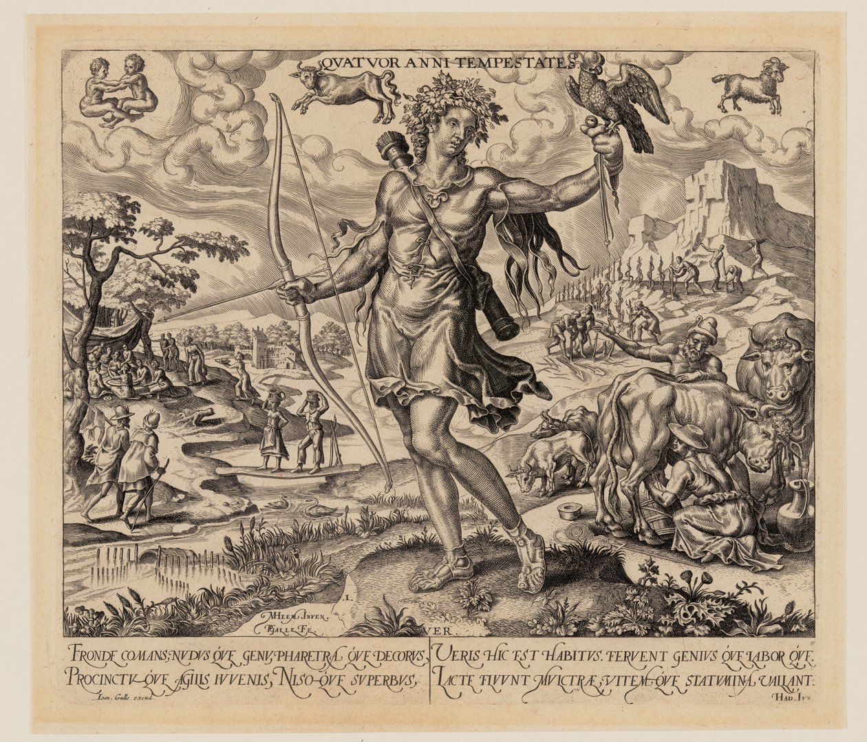 Primavera, de Las cuatro estaciones de Philips Galle