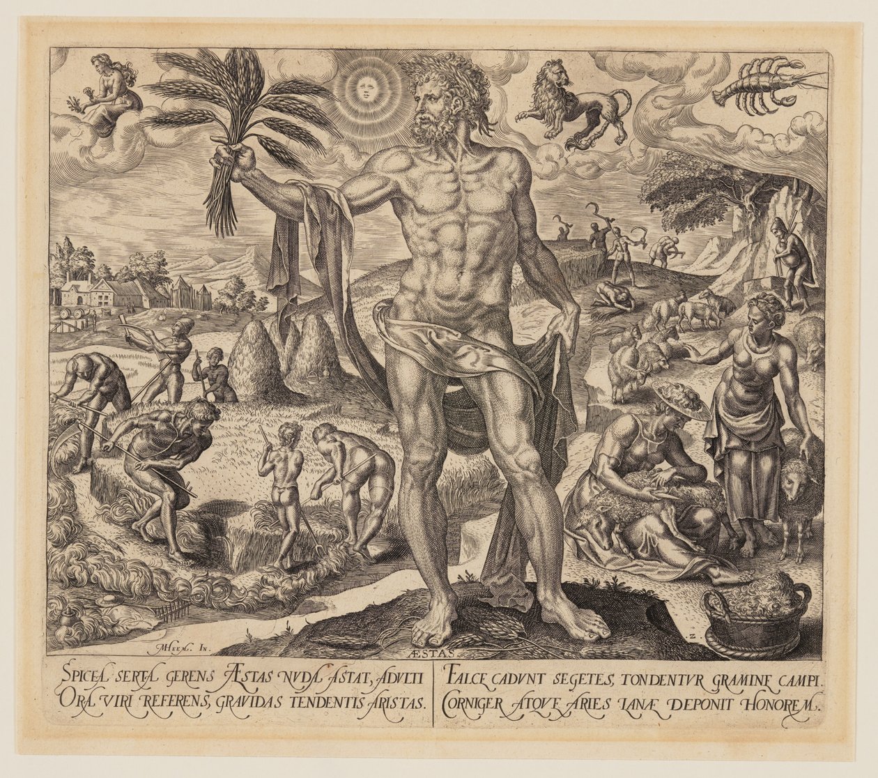 Verano, de Las cuatro estaciones de Philips Galle