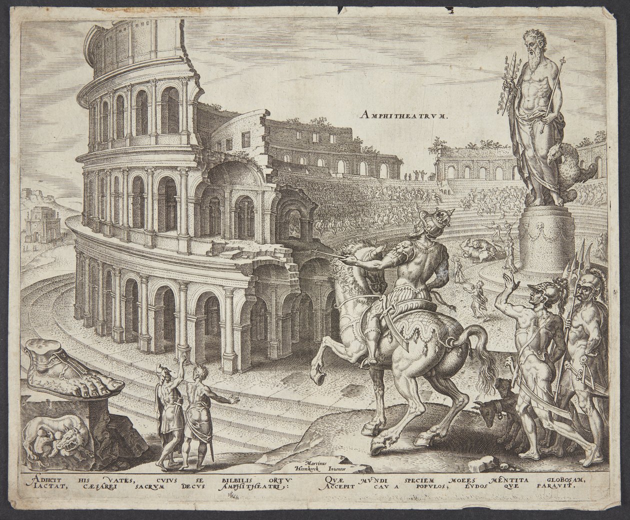El Coliseo en Roma de Philips Galle