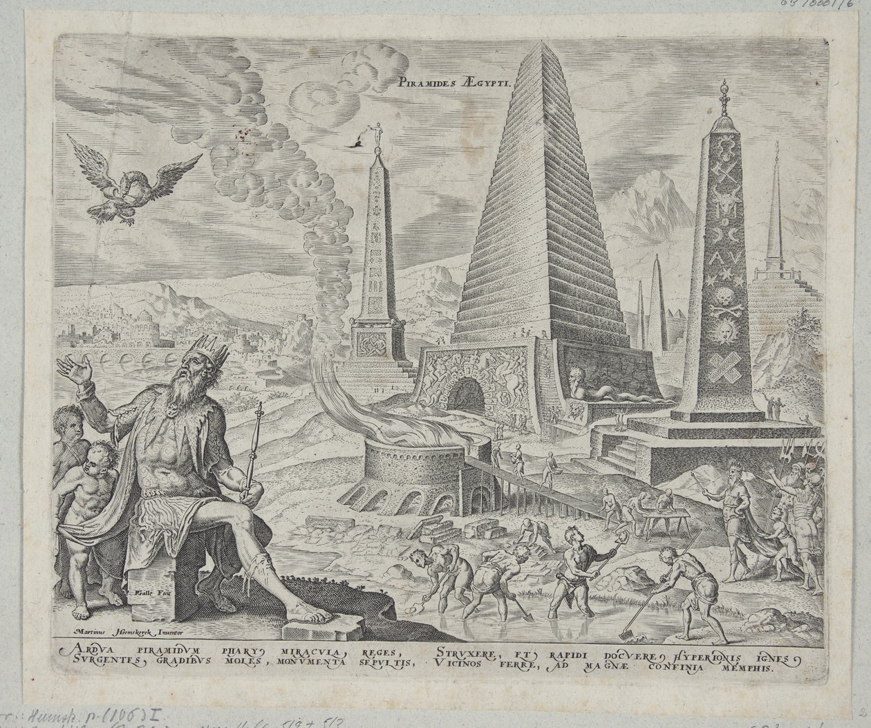 Las pirámides de Egipto de Philips Galle