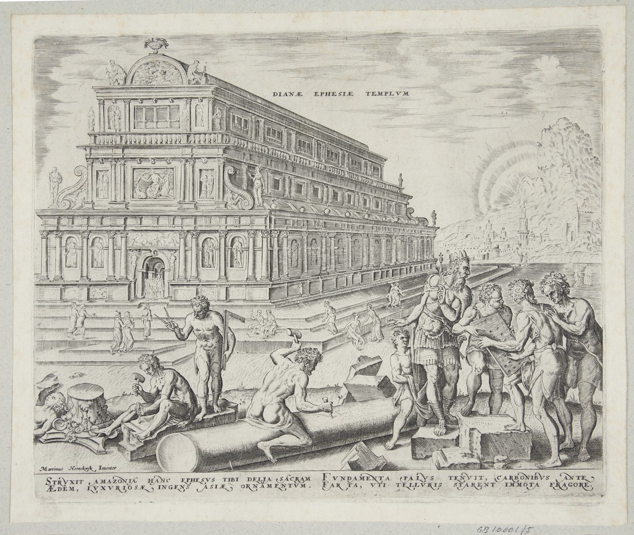 El templo de Diana en Éfeso de Philips Galle