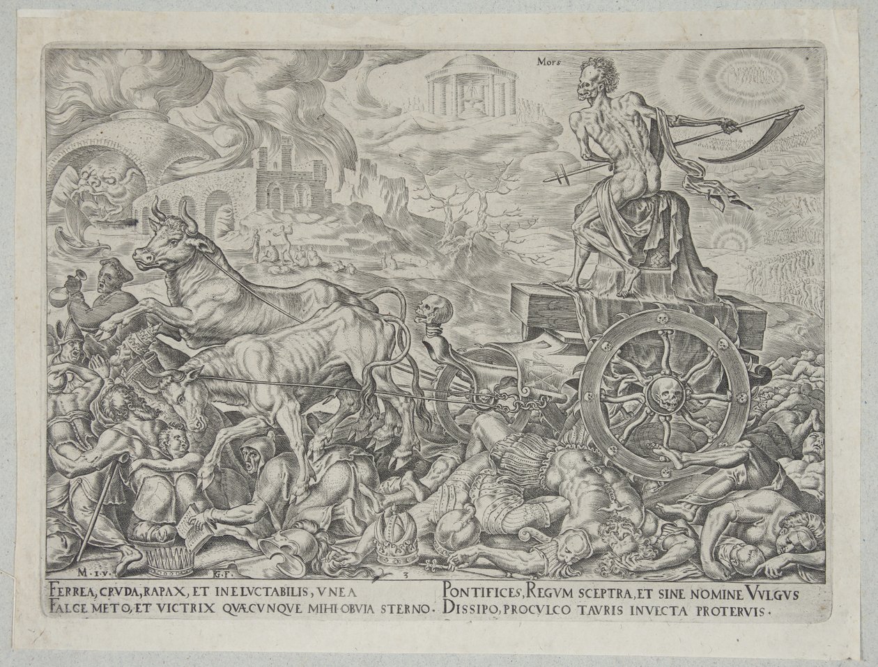 El triunfo de la muerte de Philips Galle