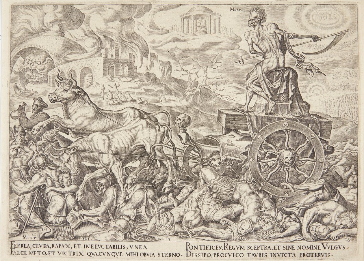 El triunfo de la muerte de Philips Galle