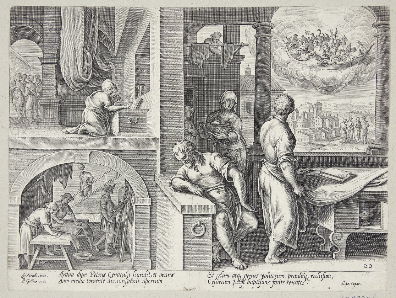 La visión de San Pedro de Philips Galle
