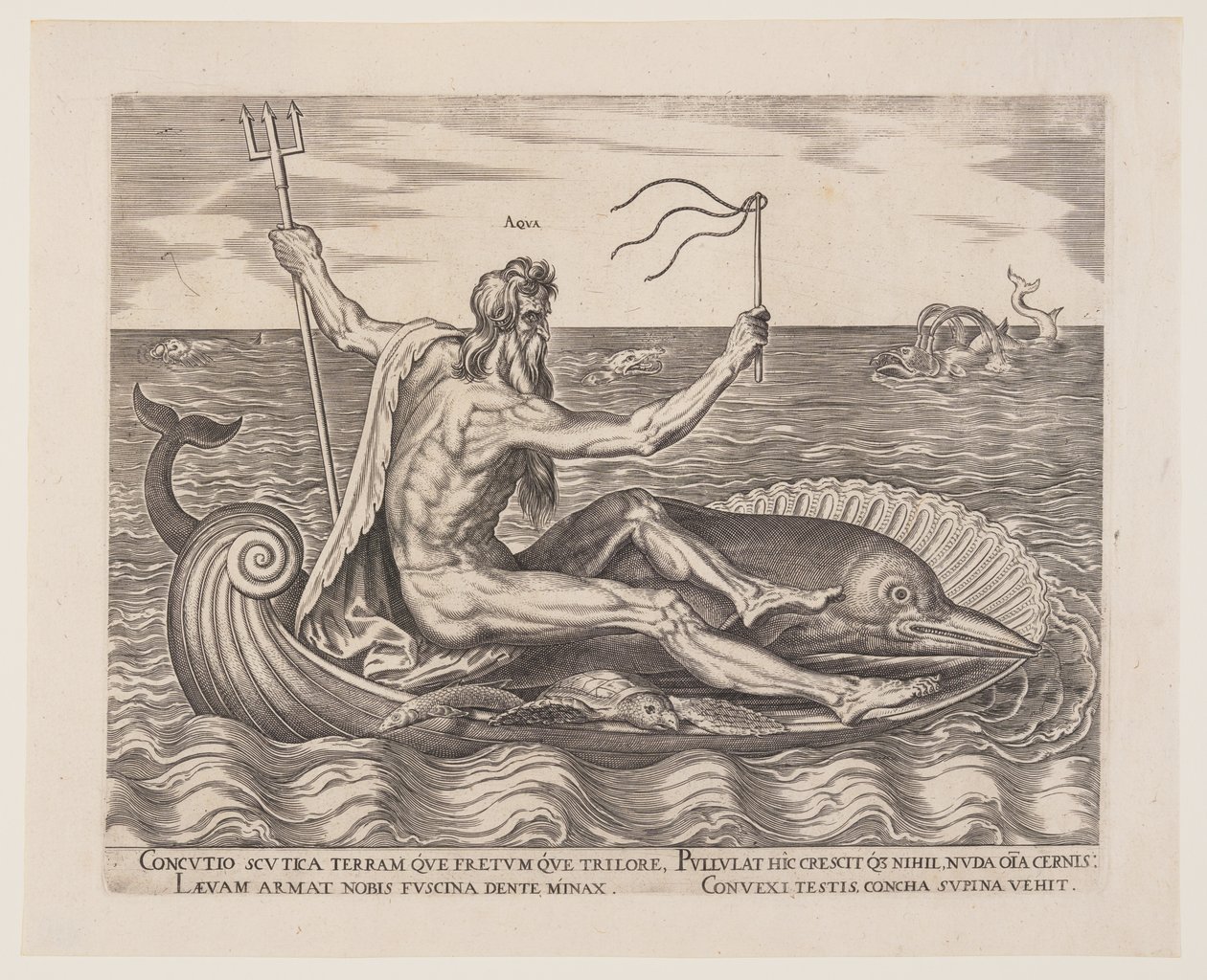 El agua, de Los cuatro elementos de Philips Galle
