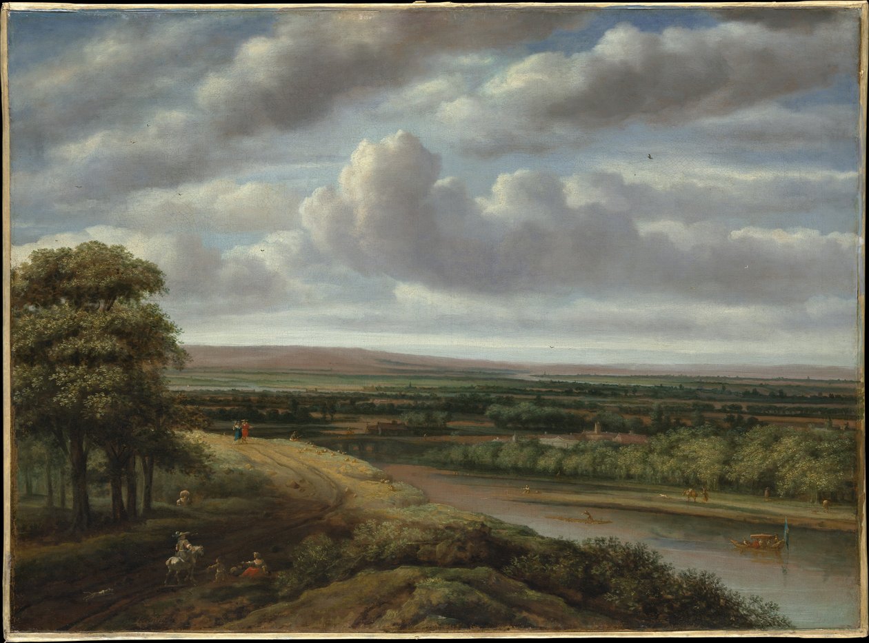 Extenso paisaje boscoso de Philips Koninck