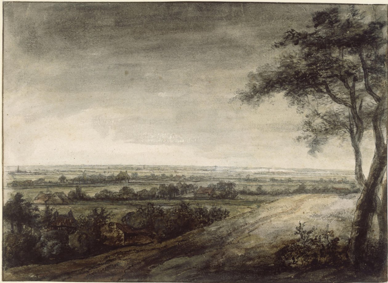 Vista de un amplio paisaje de Philips Koninck