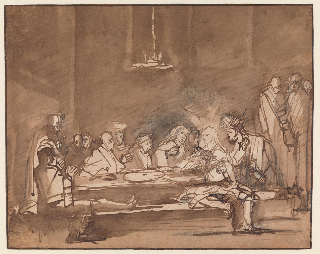 La última cena de Philips Koninck