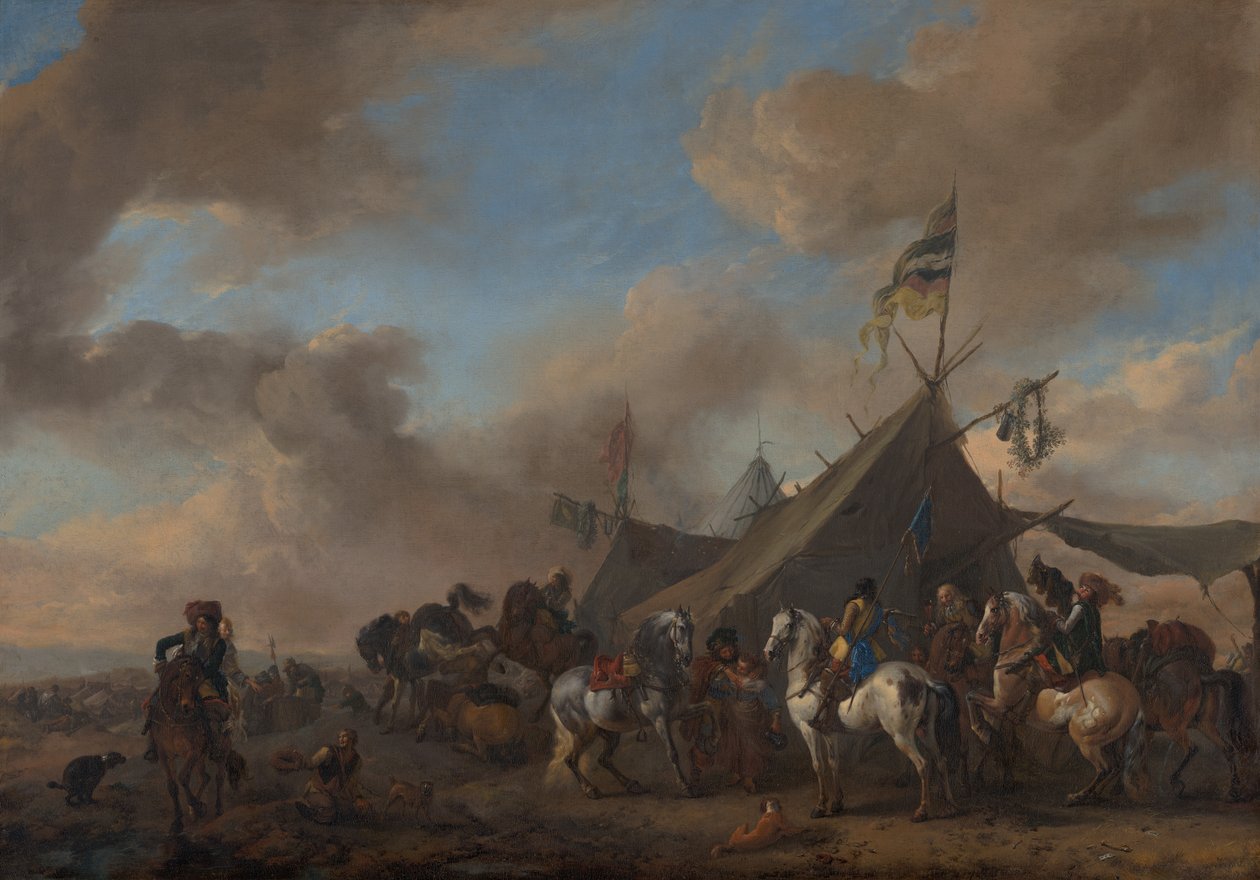 Campamento militar de Philips Wouwerman