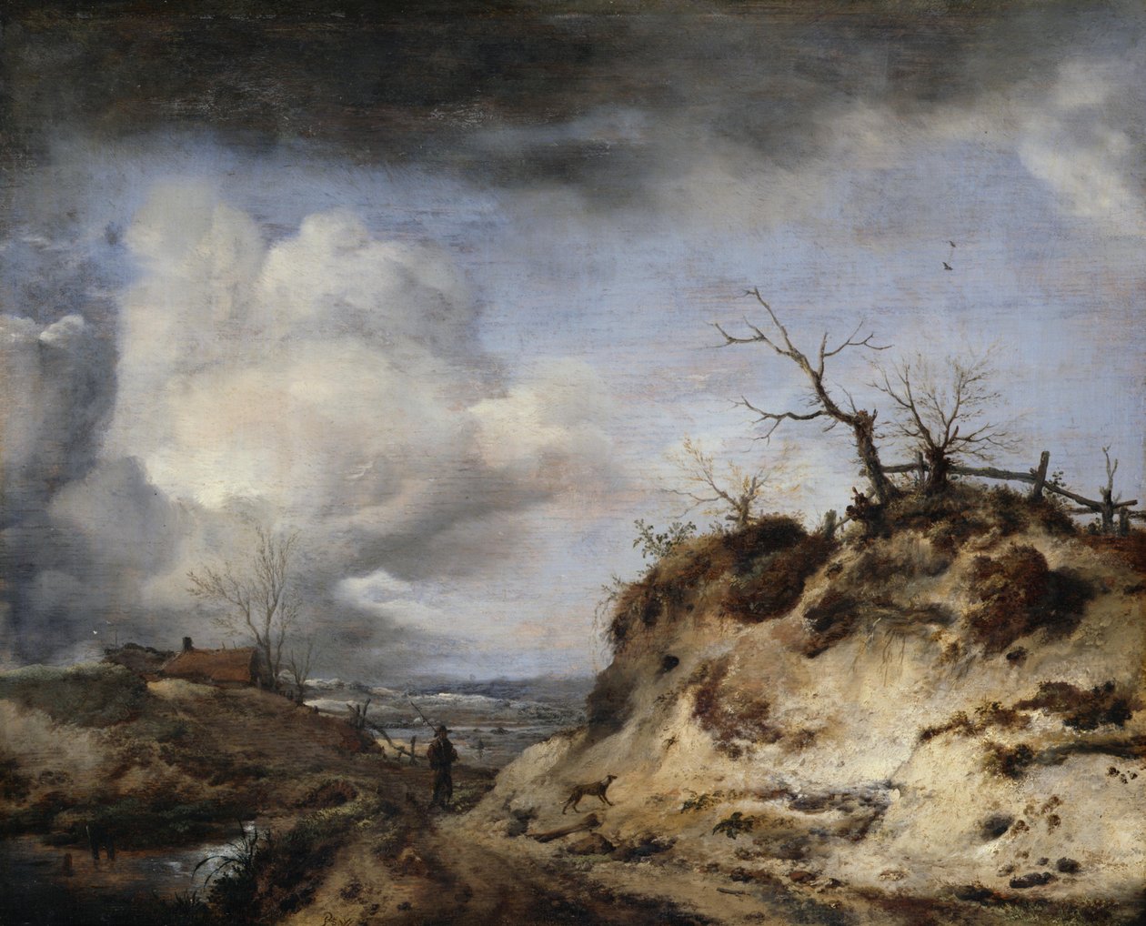 El camino de las dunas de Philips Wouwerman