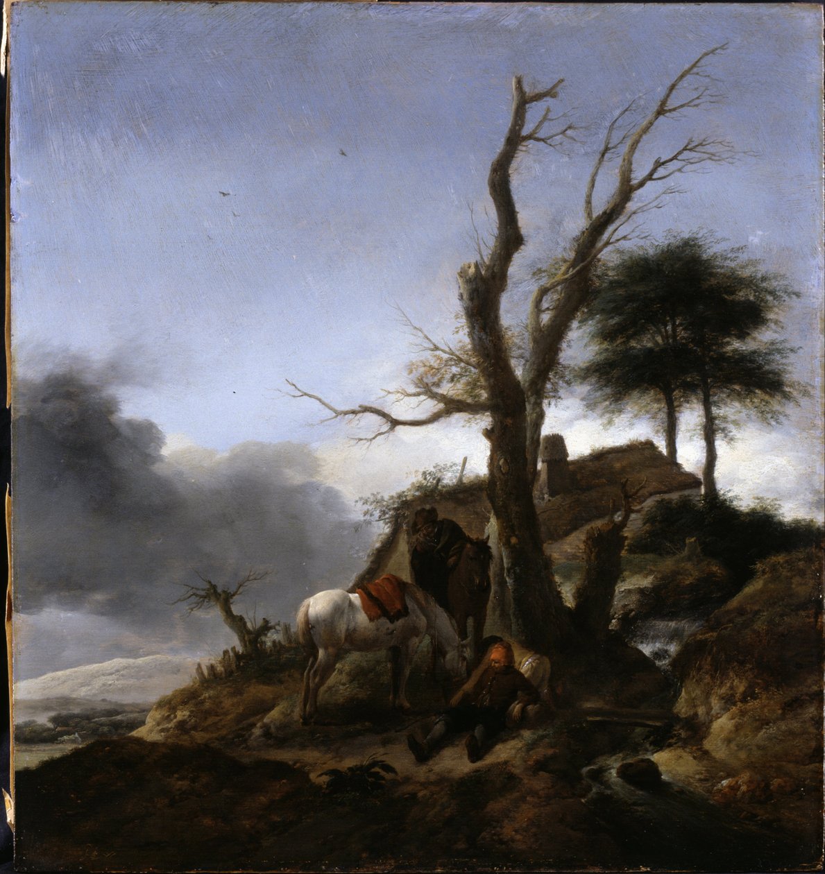 Parada de viajeros de Philips Wouwerman