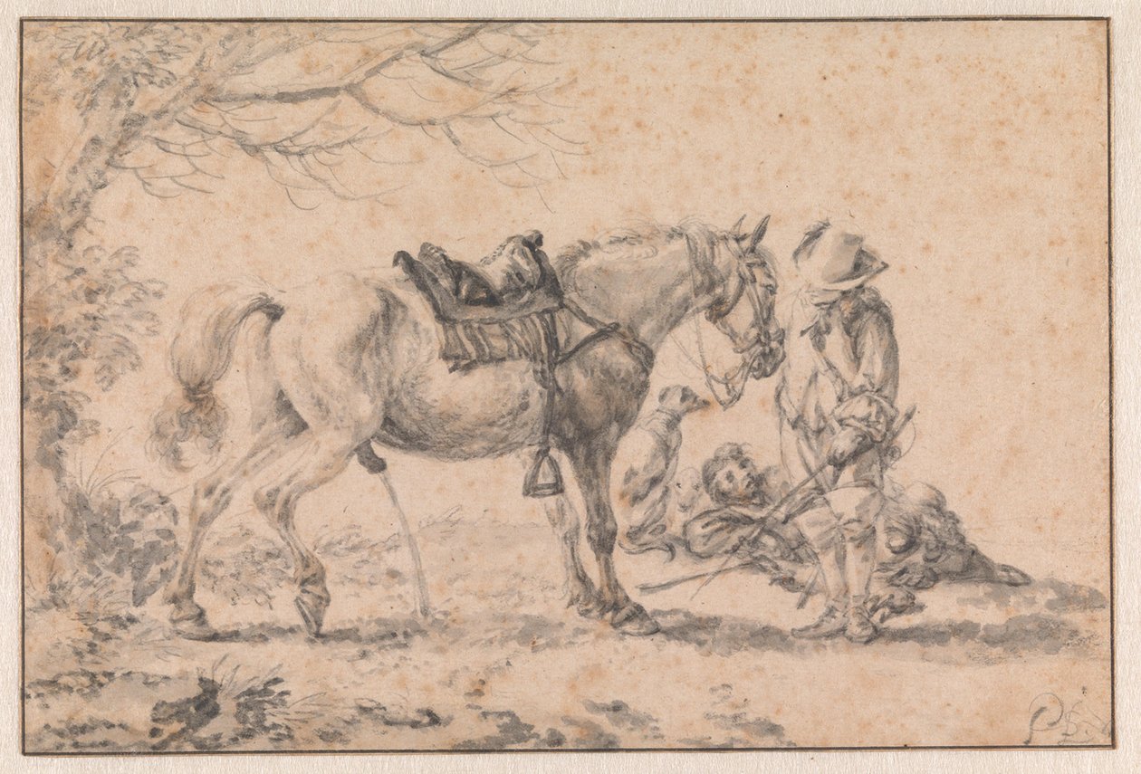 El caballo que se mea de Philips Wouwerman