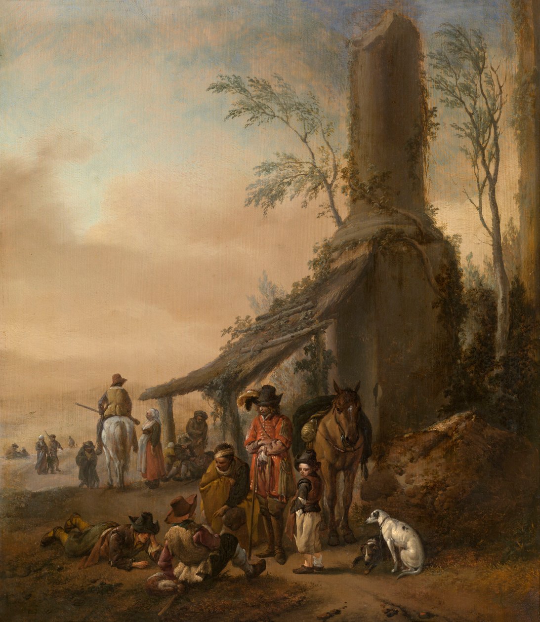 Alto del jinete de Philips Wouwerman