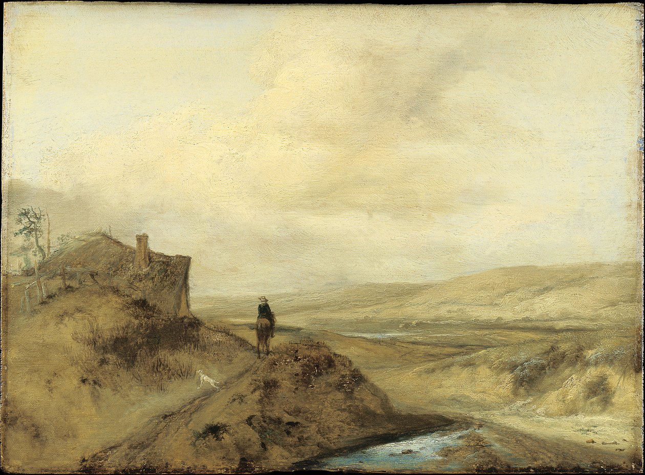 Jinete en las dunas de Philips Wouwerman