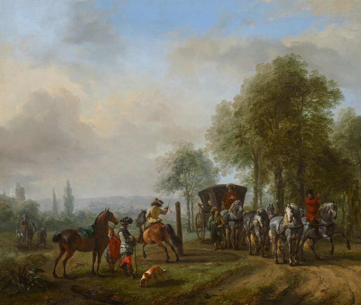 La escuela de equitación de Philips Wouwerman