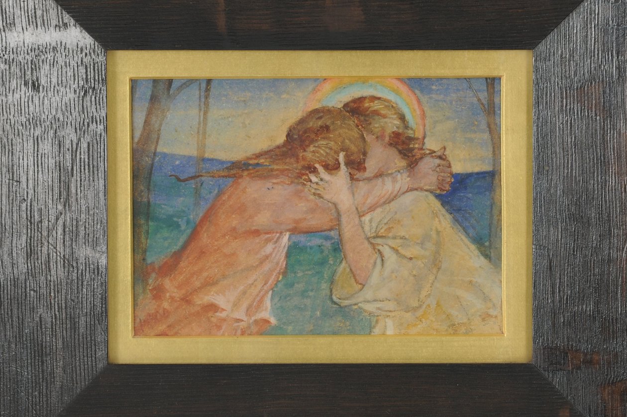 Encuentro en el Paraíso, c.1906 de Phoebe Anna Traquair