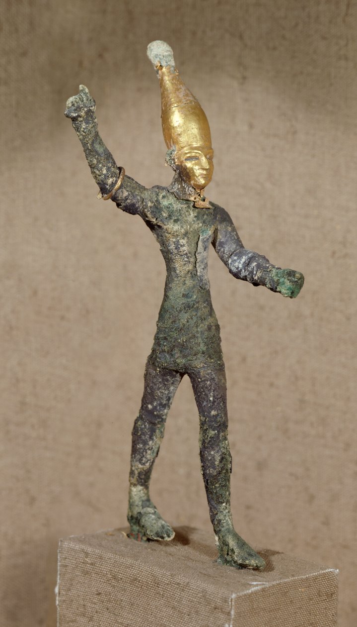 Ídolo del dios Baal, de Ugarit, Siria de Phoenician