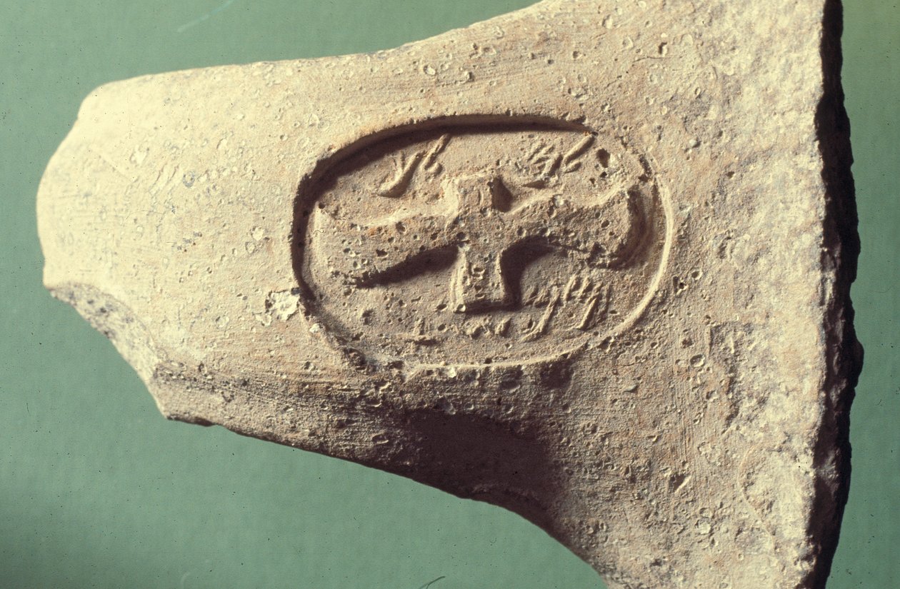 Asa de jarra, siglo VIII-VII a.C. de Phoenician