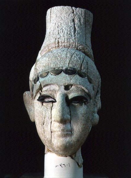 Cabeza de un príncipe o princesa de Ugarit de Phoenician