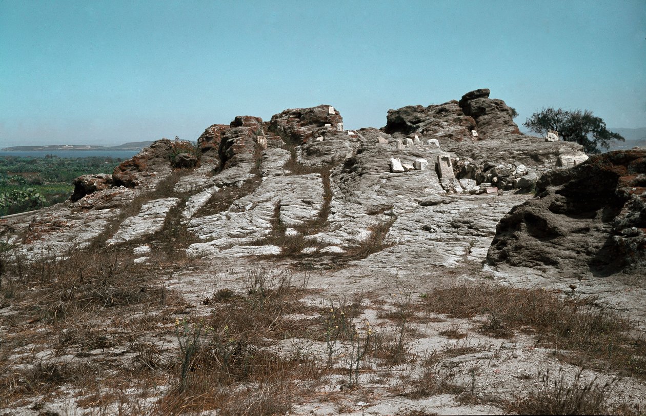 Civilización de los fenicios: sitio del tofet de la ciudad púnica de Sulcis en la actual isla de Sant