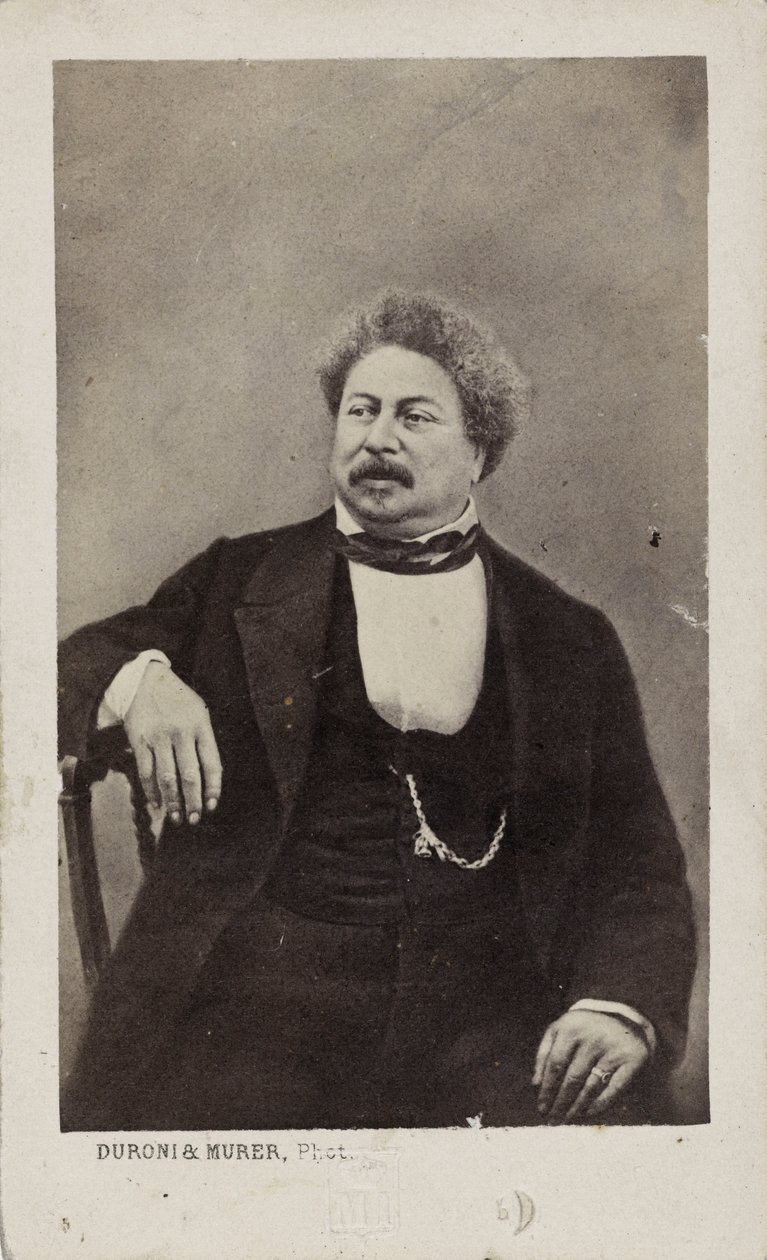 El autor Alexandre Dumas padre 1802-1870, 1870 de Photo studio Duroni and Murer.