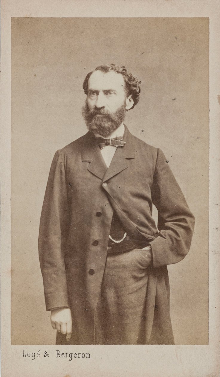 Retrato del Compositor Prosper Pascal 1825-1880, c. 1875 de Photo studio Legé and Bergeron.