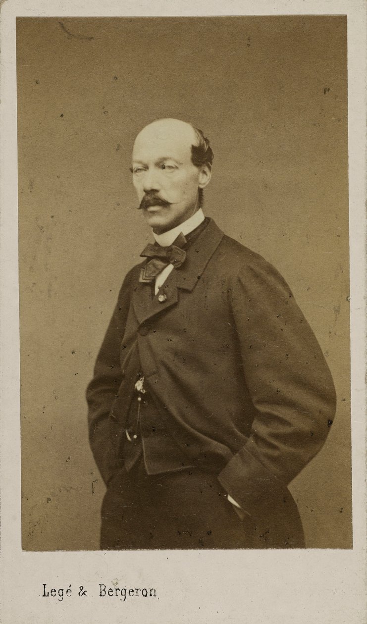 Retrato del compositor Alexandre Batta 1816-1902, c. 1880 de Photo studio Legé and Bergeron.