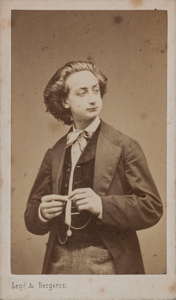 Retrato del violinista y compositor Henri Ketten 1848-1883 de Photo studio Legé and Bergeron.