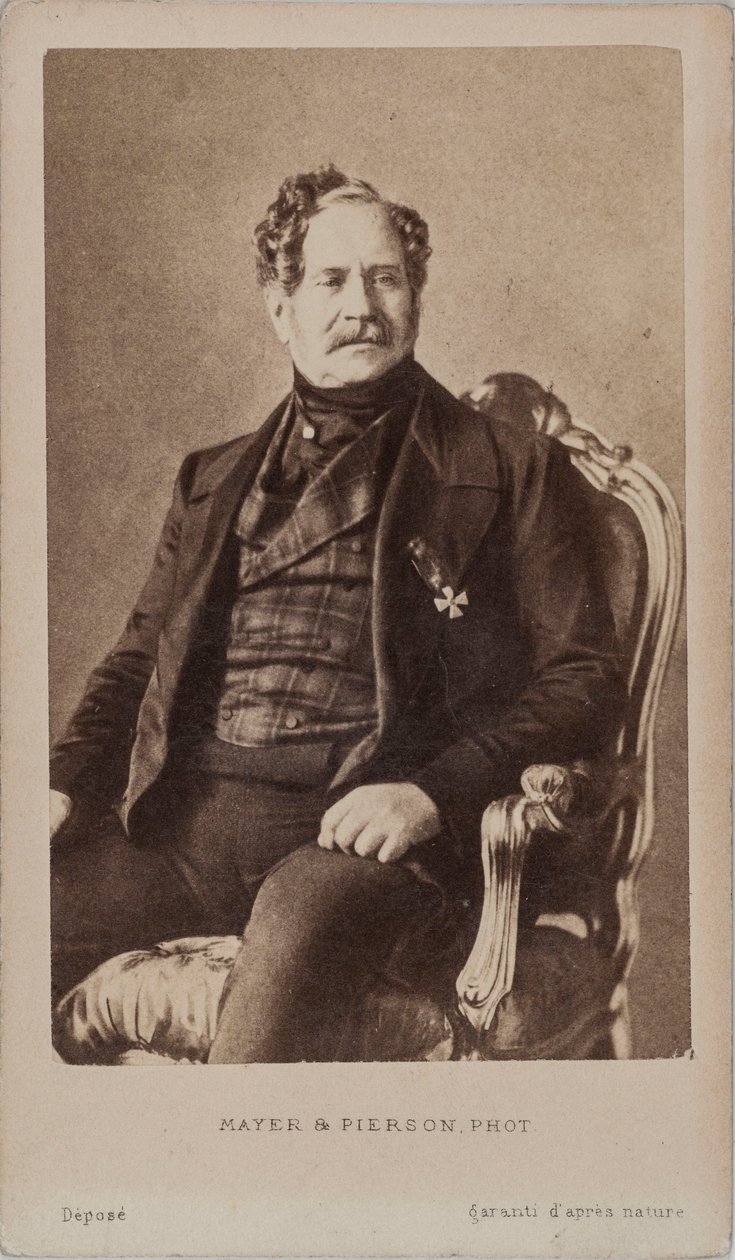 Retrato del Conde Nikolai Alexeyevich Orlov de Photo studio Mayer and Pierson.