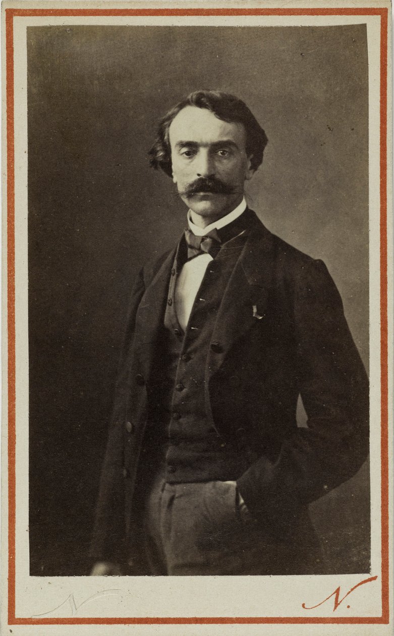 Retrato de Jean-Léon Gérôme 1824-1904, c. 1870 de Photo studio Nadar.