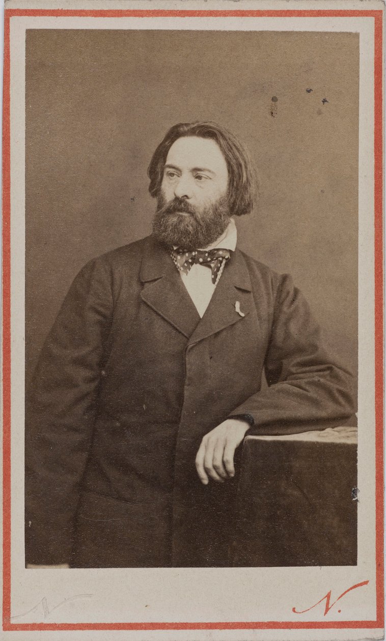 Retrato del pianista y compositor Émile Prudent 1817-1863, ca 1860 de Photo studio Nadar.