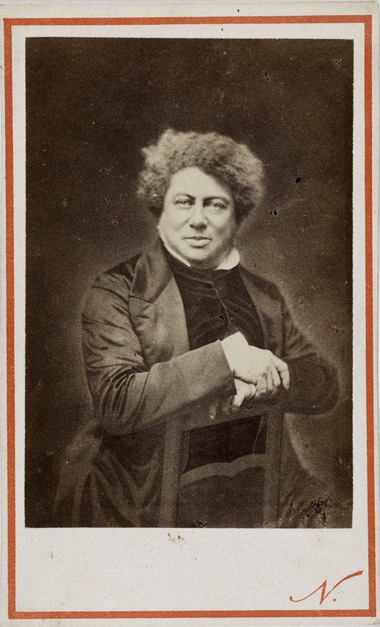 El autor Alexandre Dumas padre 1802-1870, 1870 de Photo studio Nadar.