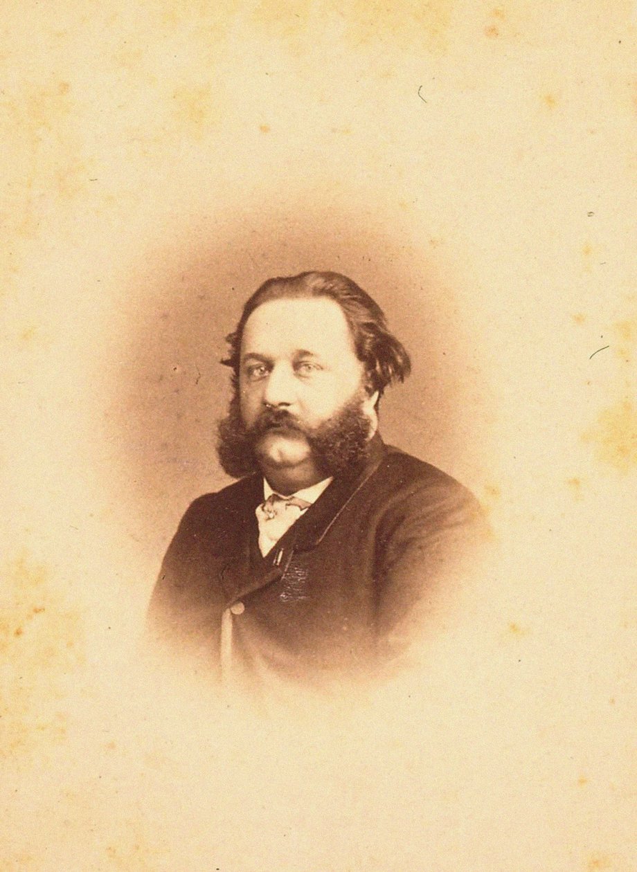 Retrato del compositor Alfred Jaëll 1832-1882, 1866 de Photo studio Paetz.