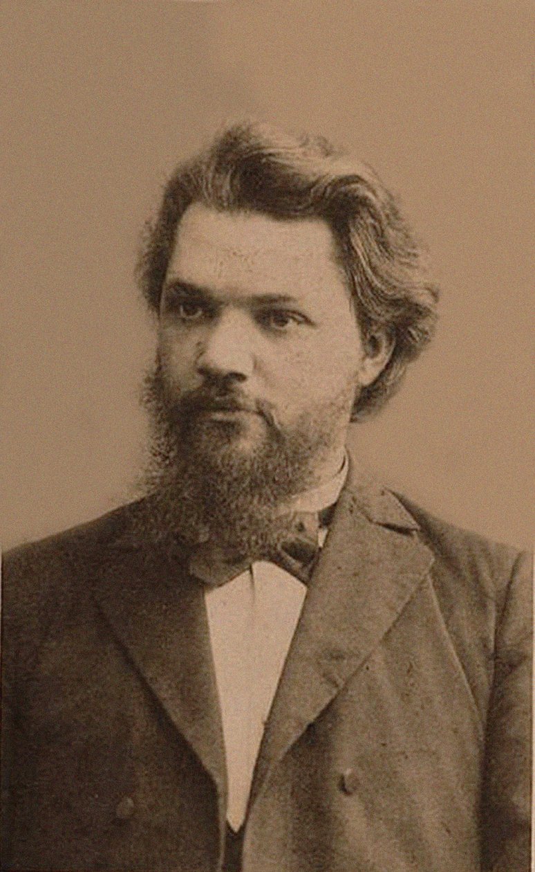 Retrato de Alexei Ivanovich Vvedensky 1861-1913, finales del siglo XIX de Photo studio of Mikhail Volkov