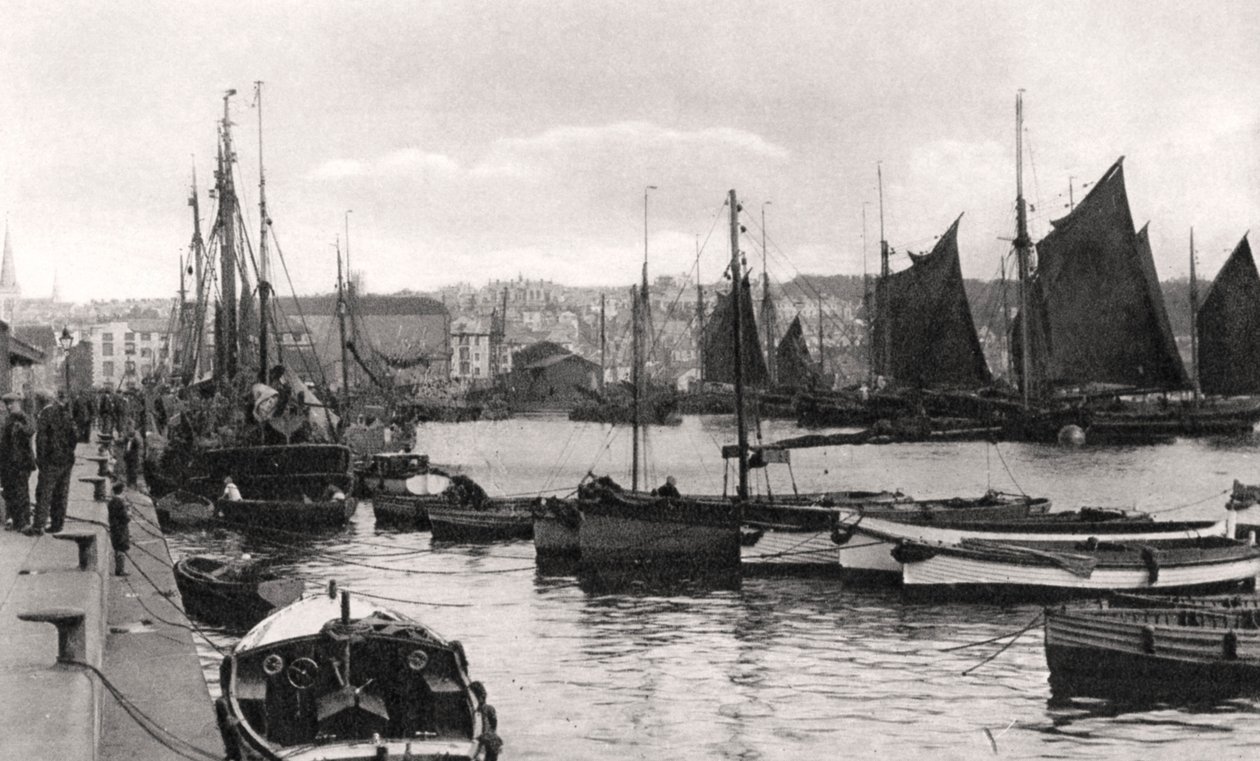 El Barbican, Plymouth, Devon de Photochrom Co Ltd of London