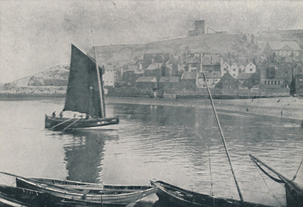 Puerto de Whitby, 1910 de Photochrom Co Ltd of London