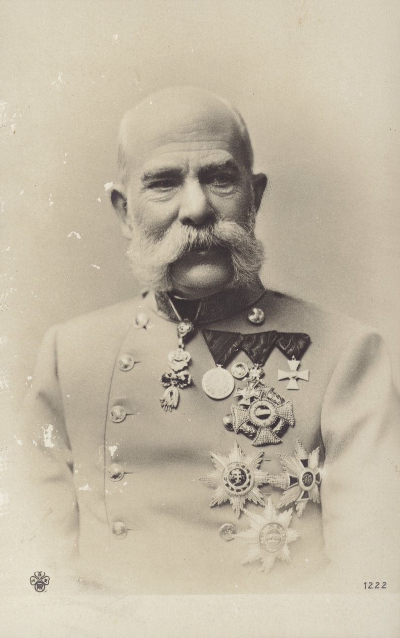 Francisco José I (foto b/n) de Photographer Austrian