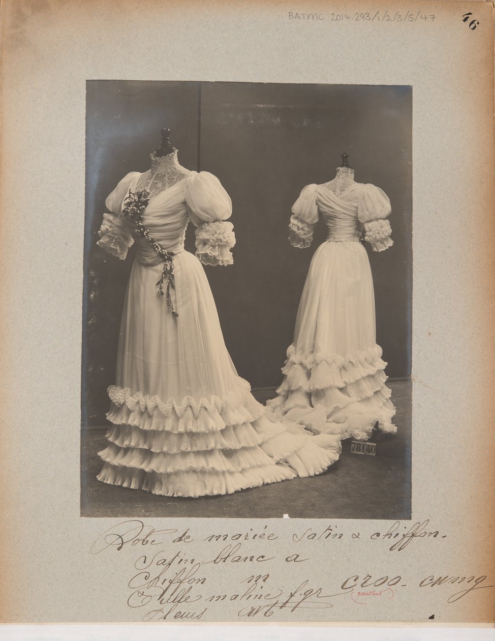 Página del Álbum: Casa de Worth, Vestido de Novia de Photographer French