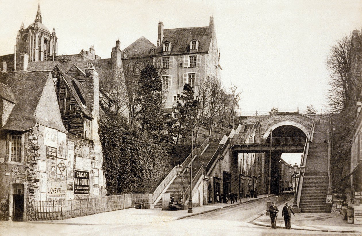 Le Mans, Francia, hacia 1900 (foto en blanco y negro) de Photographer French