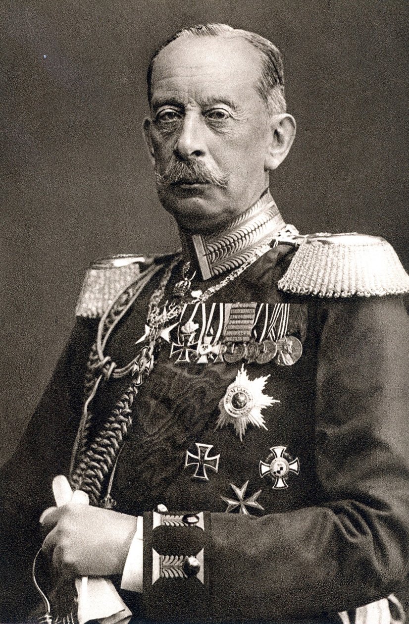 Alfred von Schlieffen (foto en blanco y negro) de Photographer German
